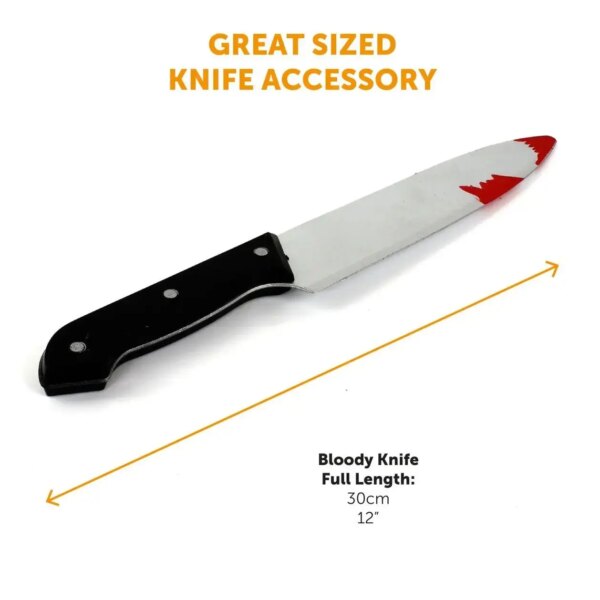 Child Screamer Costume Set for Halloween with Mask & Knife Prop