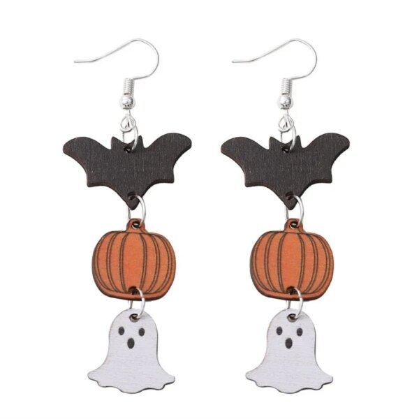 womens-pumpkin-bat-earrings-halloween-jewelry