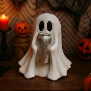 cute-ghost-drink-holder-halloween-resin-can-holder